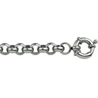 Armband jasseron 7 mm met groot springslot edelstaal