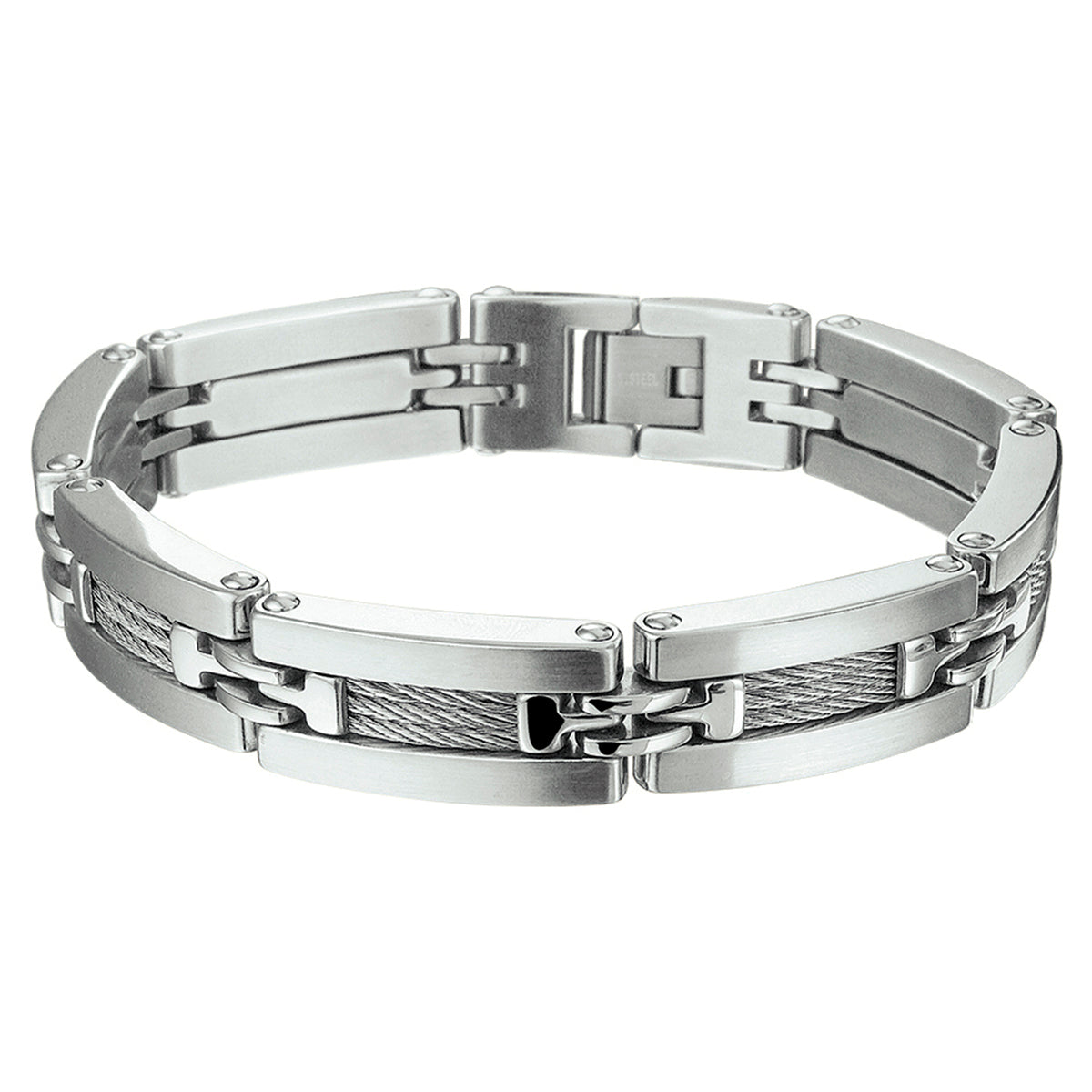 Armband 13 mm 21,5 cm edelstaal