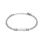 Graveerarmband plaat 5,0 mm edelstaal