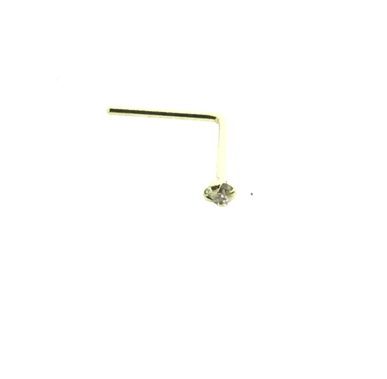 Gouden neussteker steentje