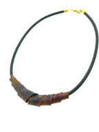 Handgemaakt collier swirl