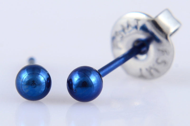 Titanium bol blauw 3 mm