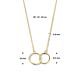 9k collier 40 - 42 - 44 cm 9K geel