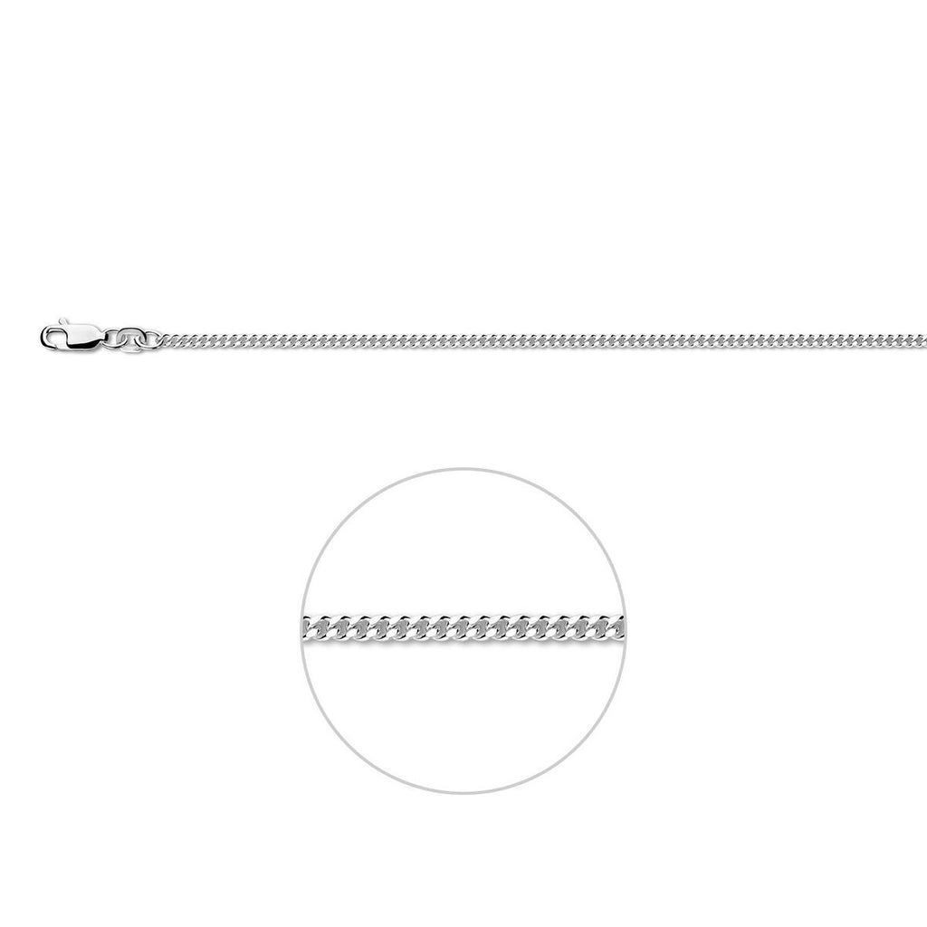Silberkette mit Gourmetschliff 2.1 mm