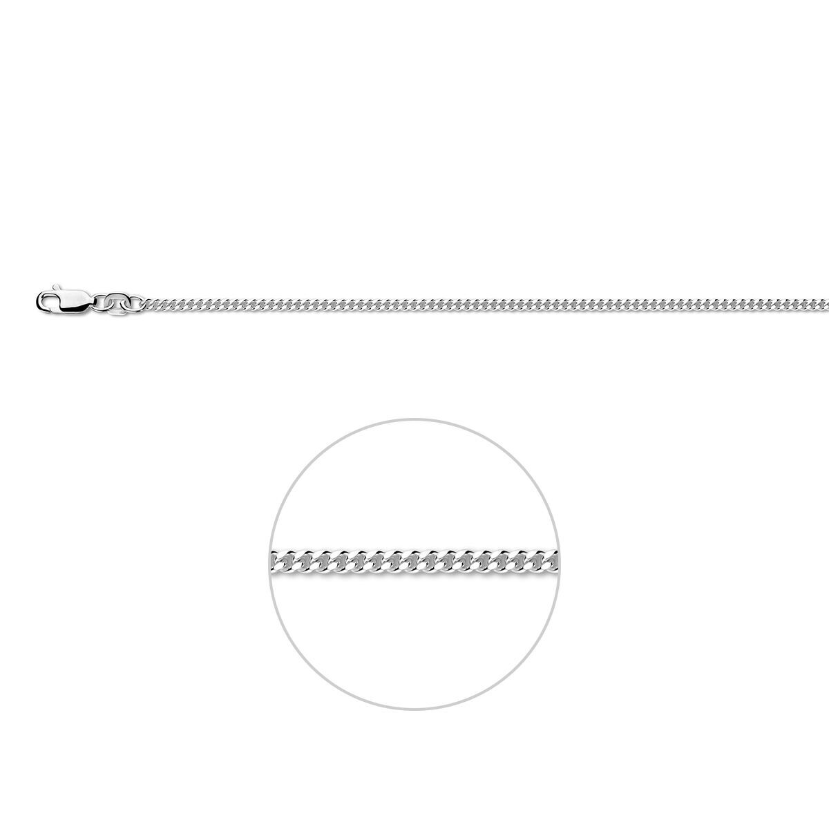 Silberkette mit Gourmetschliff 2.1 mm