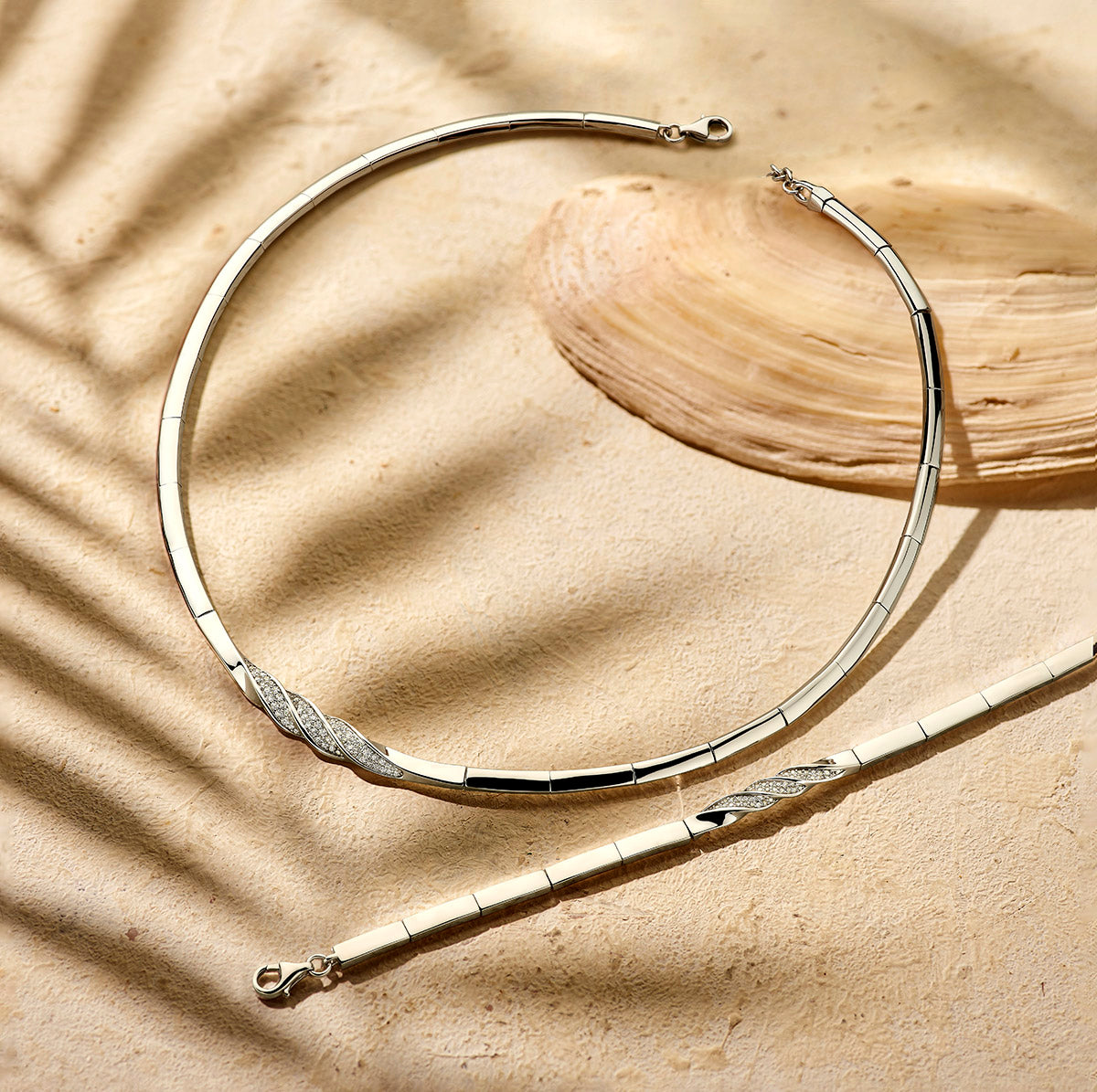 armband zirkonia 5,7 mm 18,5 cm zilver gerhodineerd
