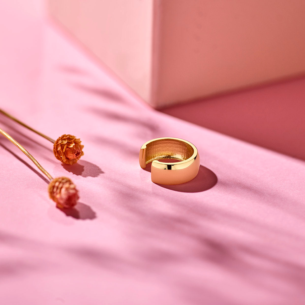 earcuff 11,5 mm 14K geelgoud