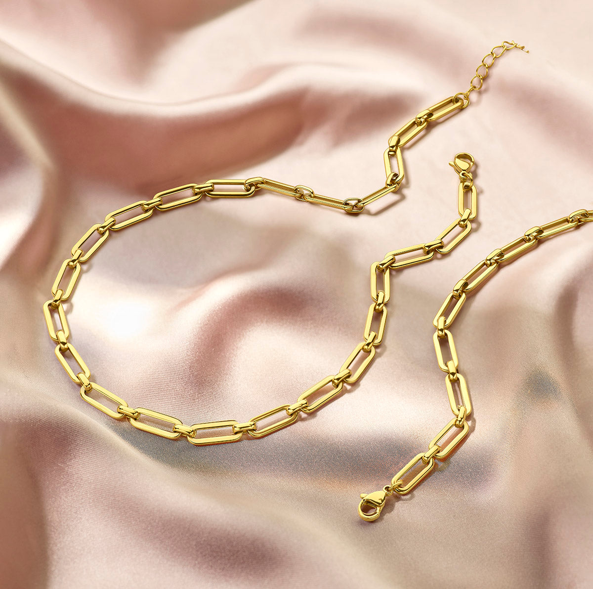 collier ion plating 5,5 mm 40 + 5 cm edelstaal