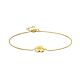Armband Kleeblatt 16,5 - 17,5 - 18,5 cm 14K Gelbgold