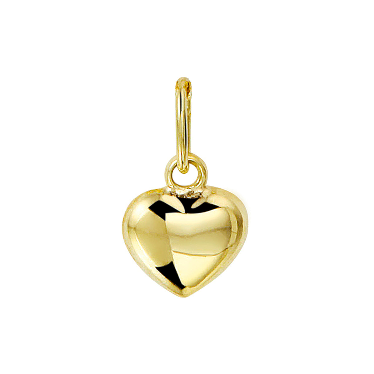 9k hanger hartje 9k geelgoud kleurig
