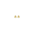 Ohrstecker Kügelchen 2,5 mm 14K Gelbgold