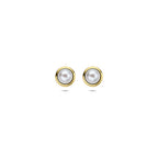 Ohrstecker Perle 6 mm 14K Gelbgold
