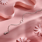 Armband Herz 16 + 3 cm Silber rhodiniert