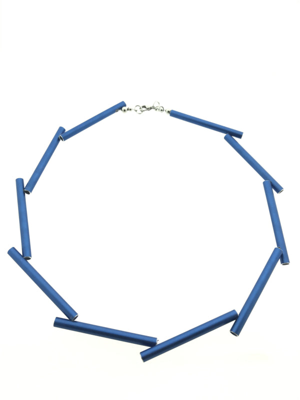 Handgemaakt collier lange stukken