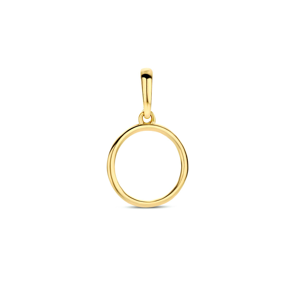 hanger rondje 10 mm 14K geelgoud