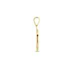 hanger wereldbol 14K geelgoud