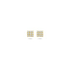 Ohrstecker Zirkonia 5 mm 14K Gelbgold