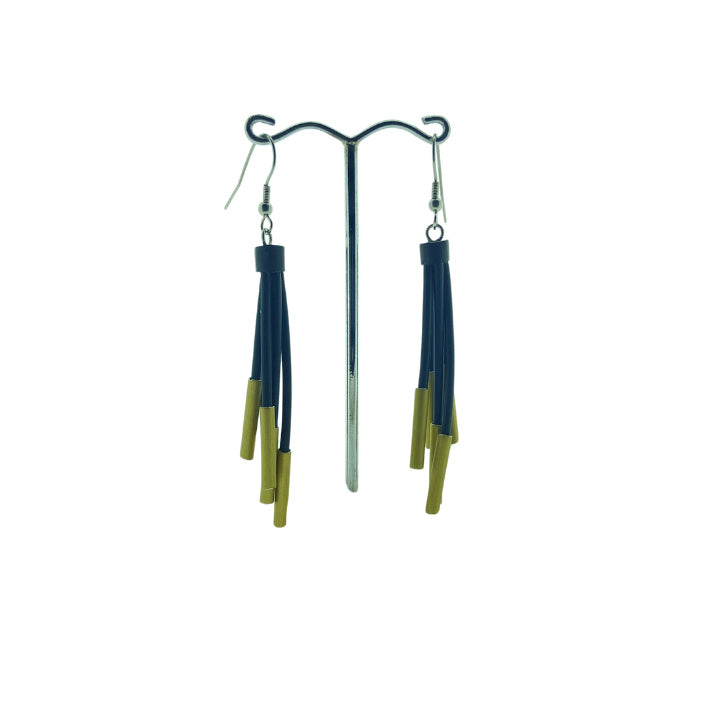 geanodiseerde oorbellen zilver kleur