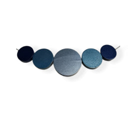 Tjongejonge collier cirkels blauw