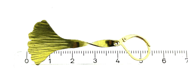 Ginkgoblad oorhangers
