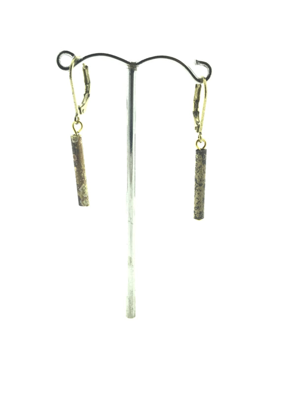 Handgemaakte gepatineerde oorhangers