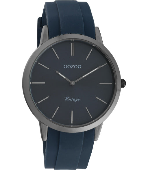 OOZOO Vintage donker blauw 42 mm C20171