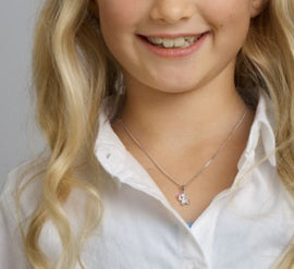 Zilveren kinder hanger eenhoorn