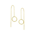 doortrekoorbellen ring 14K geelgoud