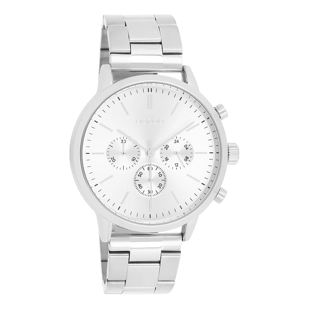 Zilverkleurige horloge