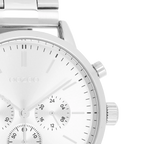 Zilverkleurige horloge
