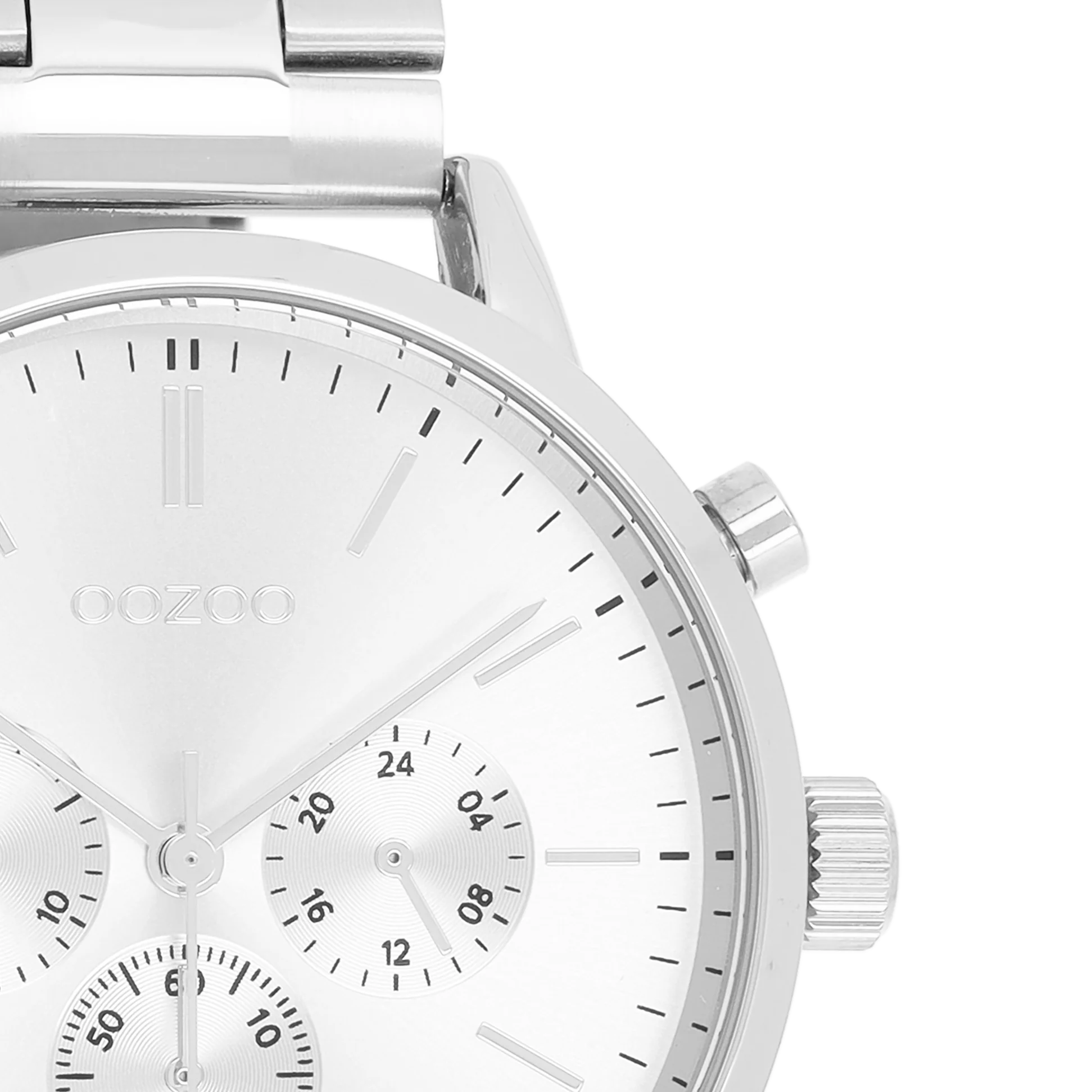 Zilverkleurige horloge