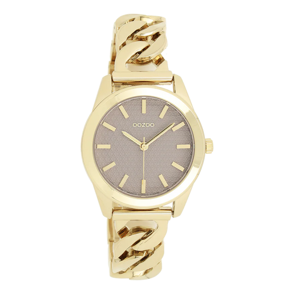 Oozoo Horloge Bandje Horlogeband Van RVS Voor Oozoo 22 Mm Horloge