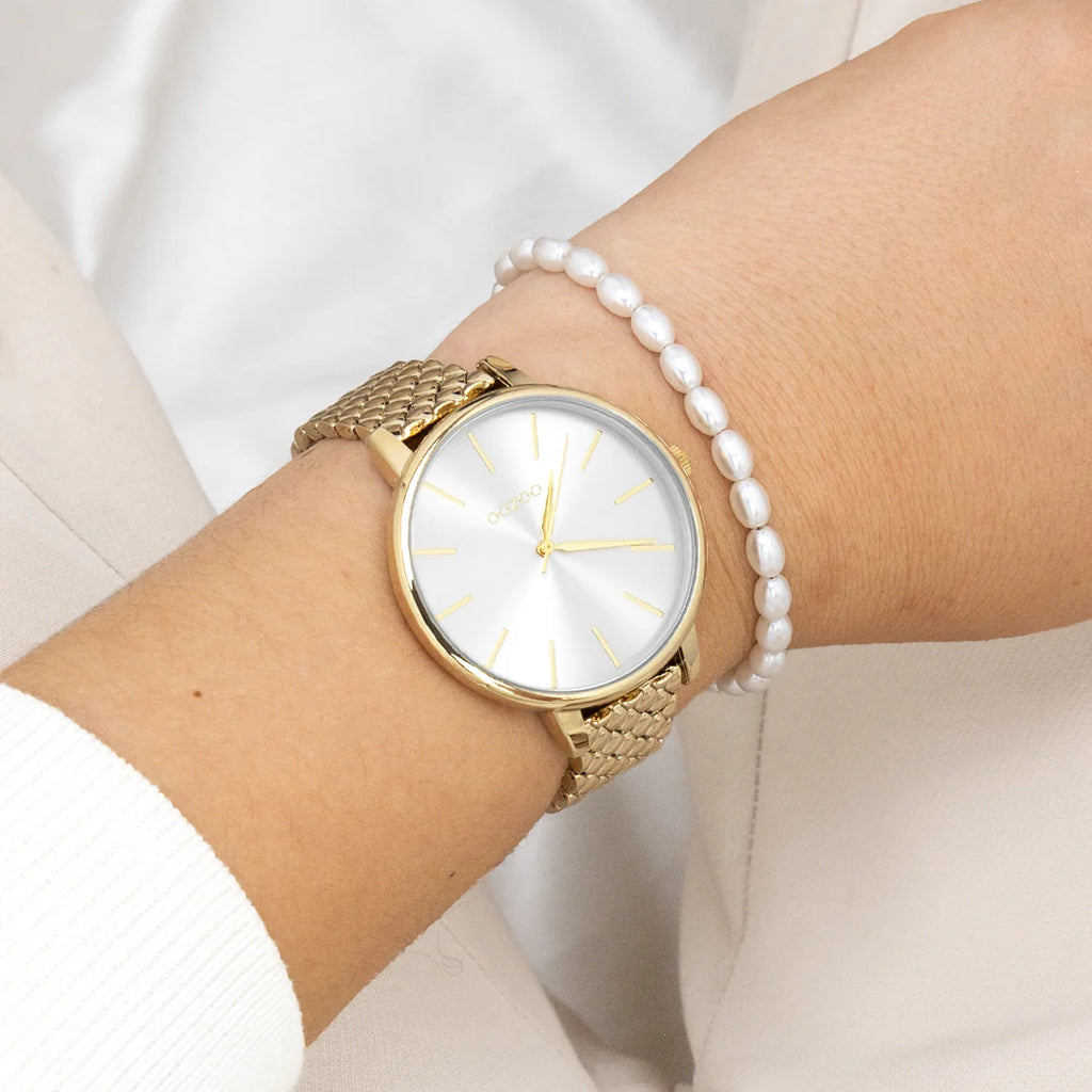 Horloge met roestvrijstalen band