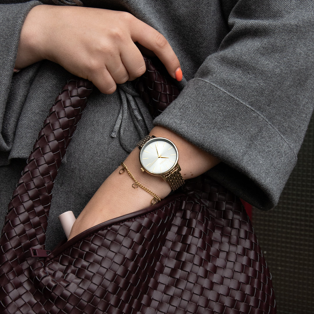 Horloge met roestvrijstalen band