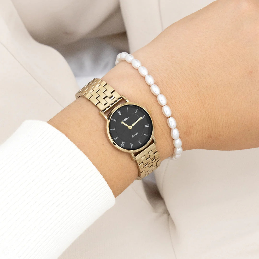 Horloge roestvrijstalen band 28 mm