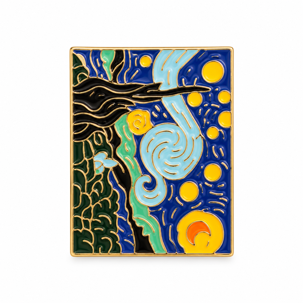 Van Gogh Sterrennacht Broche