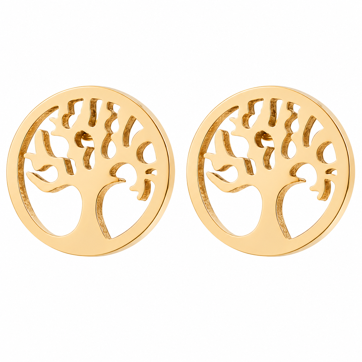 Ohrstecker aus Edelstahl: Baum