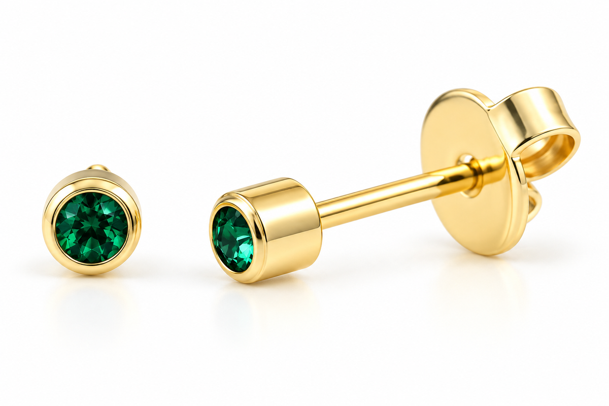 Titanium Ohrstecker mehrere Farben 3 mm