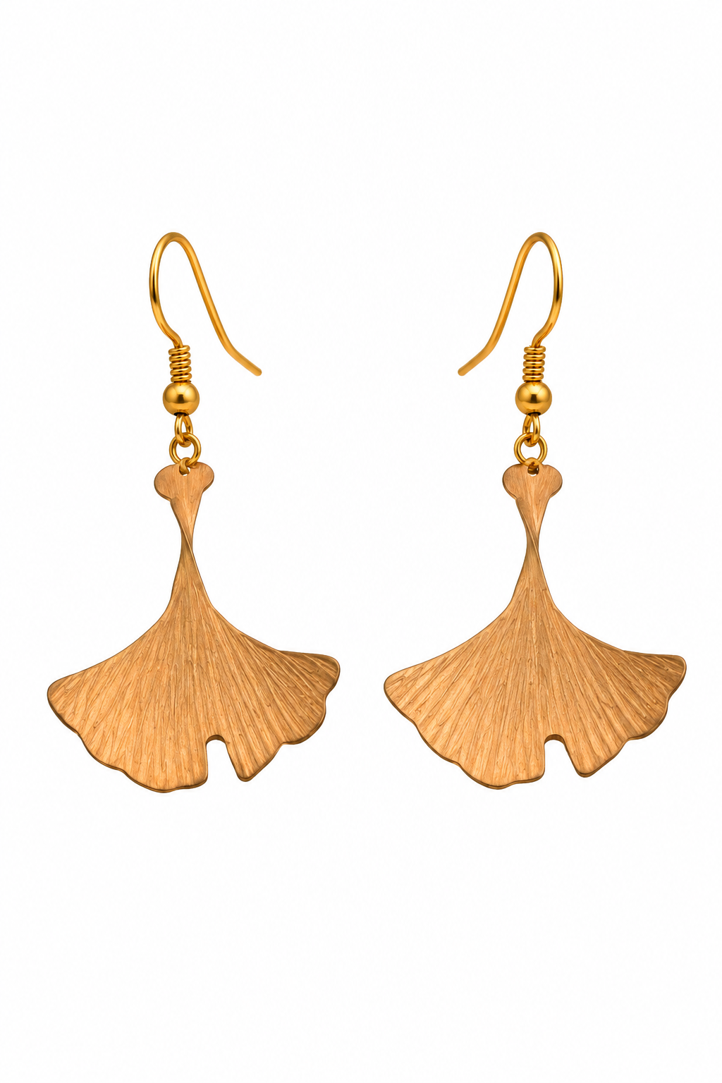 Ginkgoblad oorhangers