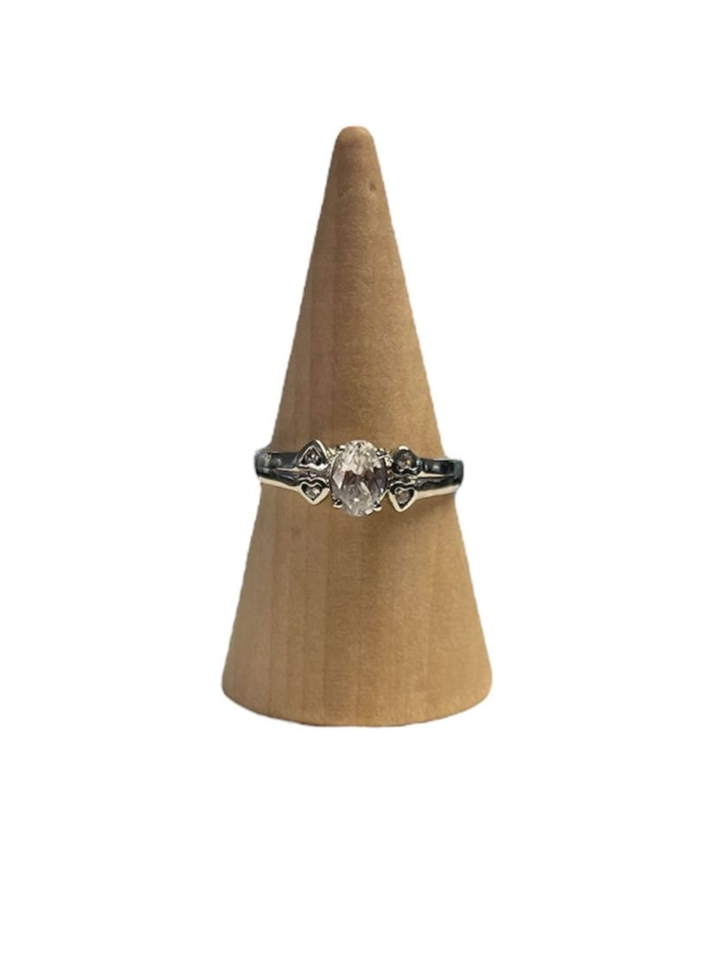 Handgemaakte zilveren spinel ring