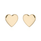 vergulde oorknopjes: hartje