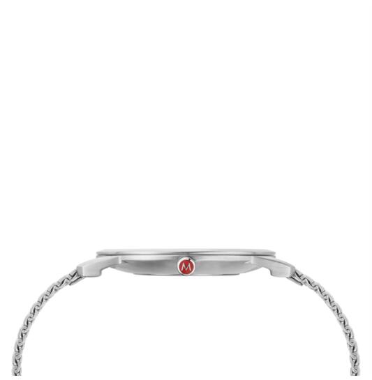 Mondaine Horloge  Simply Elegant - Ø41 - Zilverkleurig