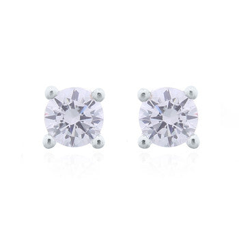 zilveren oorpiering: zirkonia