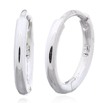 zilveren klapoorringen: 11 mm