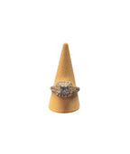 Handgemaakte zilveren aquamarine ring