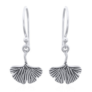 oorhangers: Ginkgo blaadjes