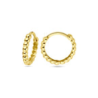 Creolen Kügelchen 13,5 mm 14K Gelbgold