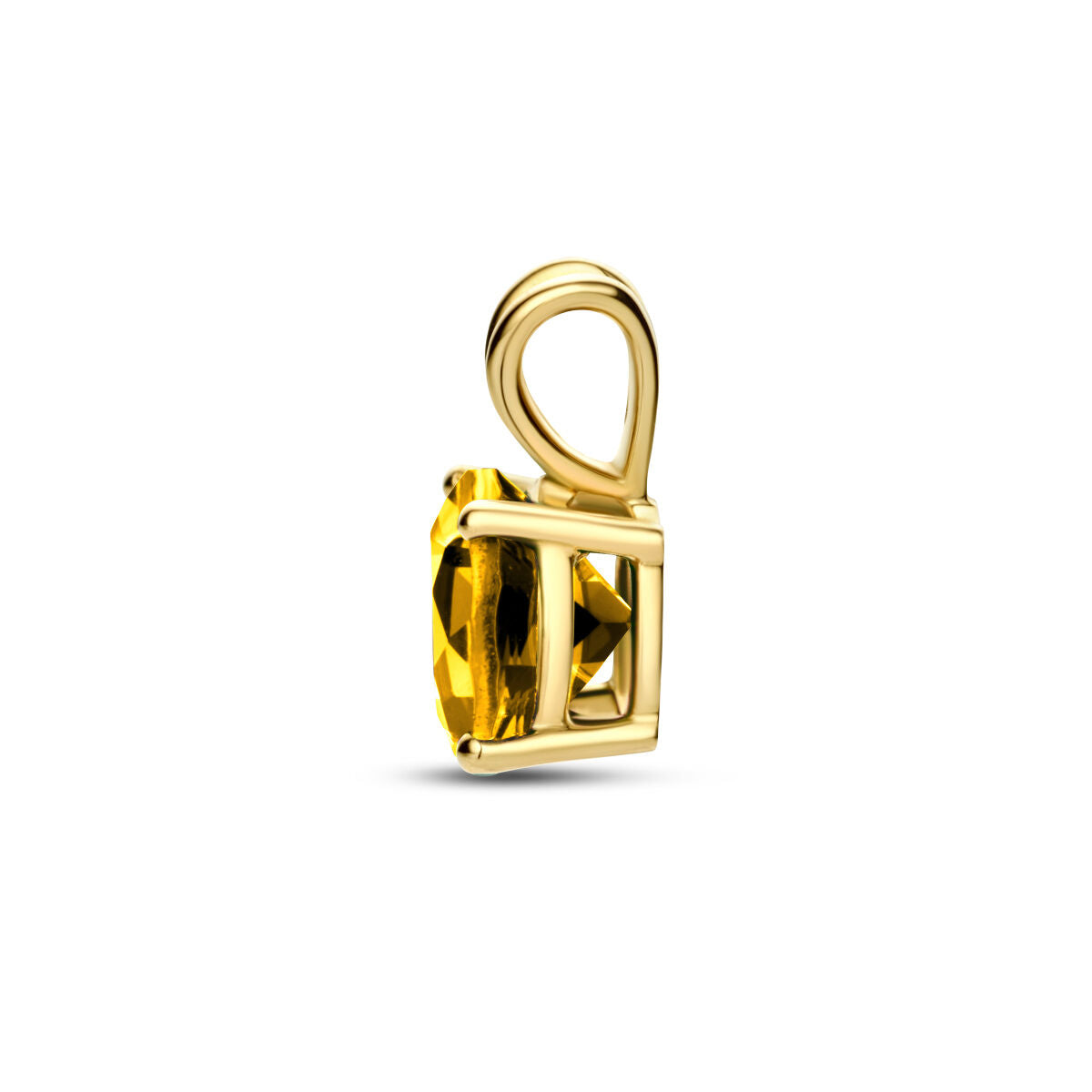 Anhänger Citrin 14K Gelbgold