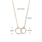 collier 40 - 42 - 44 cm 14K roségoud