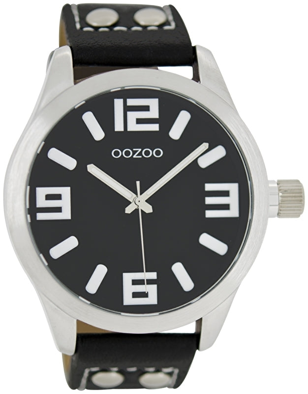 OOZOO horloge basic zwart 46 MM C1054